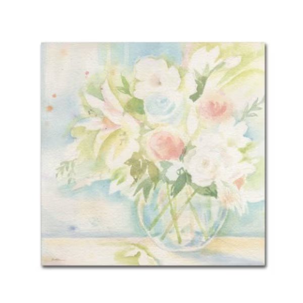 Sheila Golden 'Early June Bouquet' Canvas Art, 18x18, Trademark Fine Art, Mfr#: SG5712-C1818GG